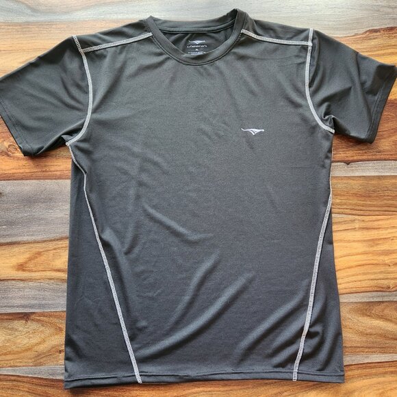 Sexy Men's Black Short Sleeved Cheetah XL Lightweight Shirt Workout Outdoor - Picture 1 of 7